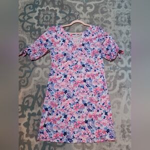 Lilly Pulitzer Easley T-shirt Dress In Resort White Party Like A Lobstar